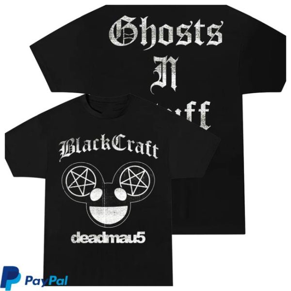 Blackcraftcult Store Merch Deadmau5 X Blackcraft Ghosts N Stuff T-Shirt