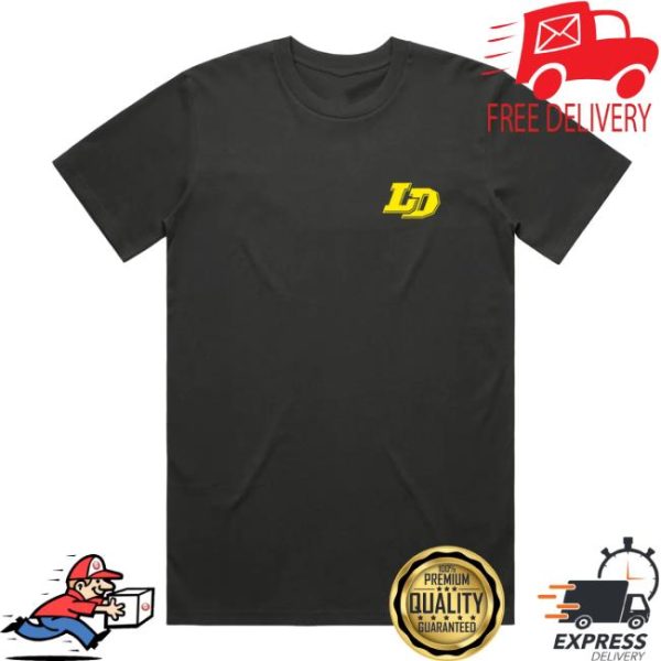 Twisted Thread Store Merch Lounge Dogs – Yellow Wolf – Charcoal Tee