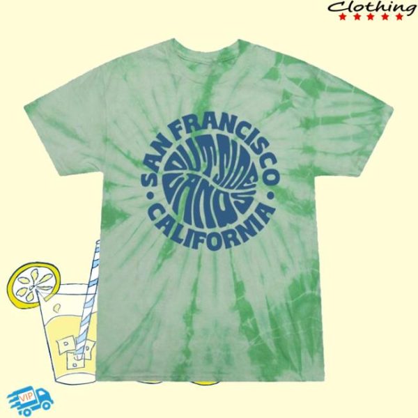 Outside Lands Merch Store Shop Psychedelic Tie Dye Tee