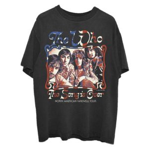The Who Store Merch Shop The Song Is Over North America Photo Dateback T-Shirt