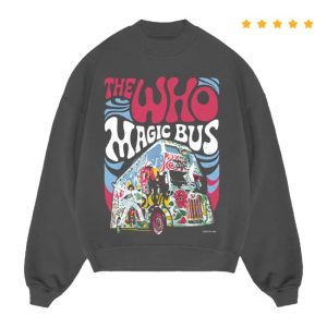 The Who Store Merch Shop The Who Magic Bus Crewneck