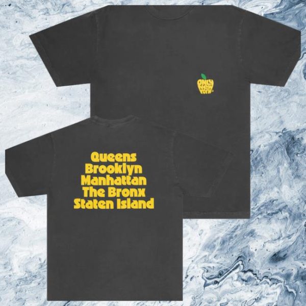 Onlyny Store Merch All Borough Apple T-Shirt
