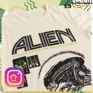 Truffle Shuffle Store Merch Alien Movie Icons Natural T-Shirt