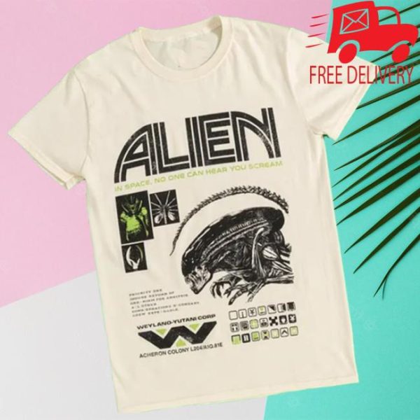 Truffle Shuffle Store Merch Alien Movie Icons Natural T-Shirt