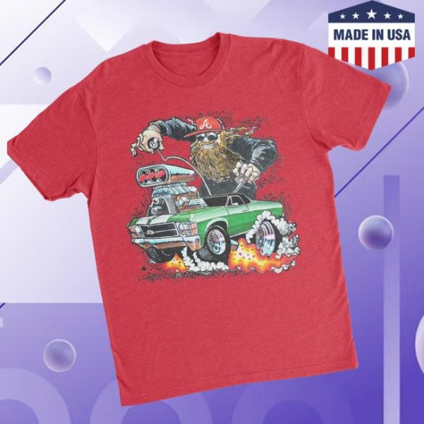 Blackberry Smoke Store Merch Brit Turner Comin In Hot Red Tee