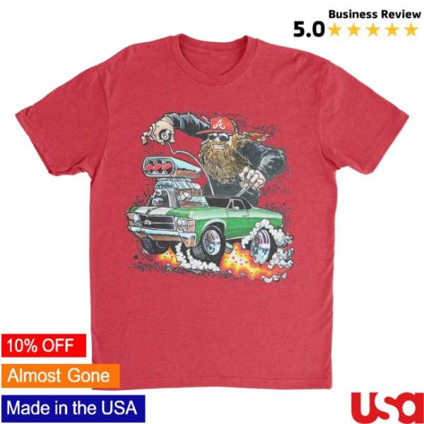 Blackberry Smoke Store Merch Brit Turner Comin In Hot Red Tee