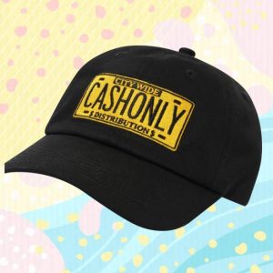 Boardertown Store Merch Cash Only License Plate 6 Panel Cap