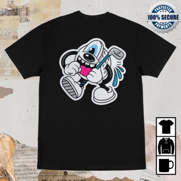 Greg Mike Store Merch Vice Golf X Greg Mike Black Tee Shirt