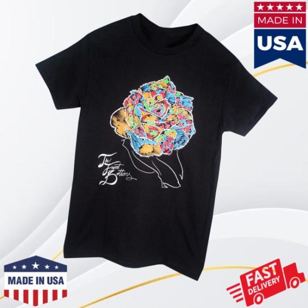 Tfb Merch Store Rose Bouquet Black T-Shirt