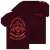 kenny mumford and sons store merch maroon stamp print t shirt sd