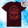 kenny mumford and sons store merch maroon stamp print t shirt