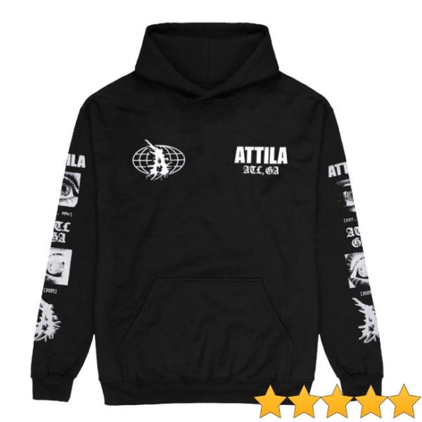 Impericon Merch Attila Globe Est Hoodie