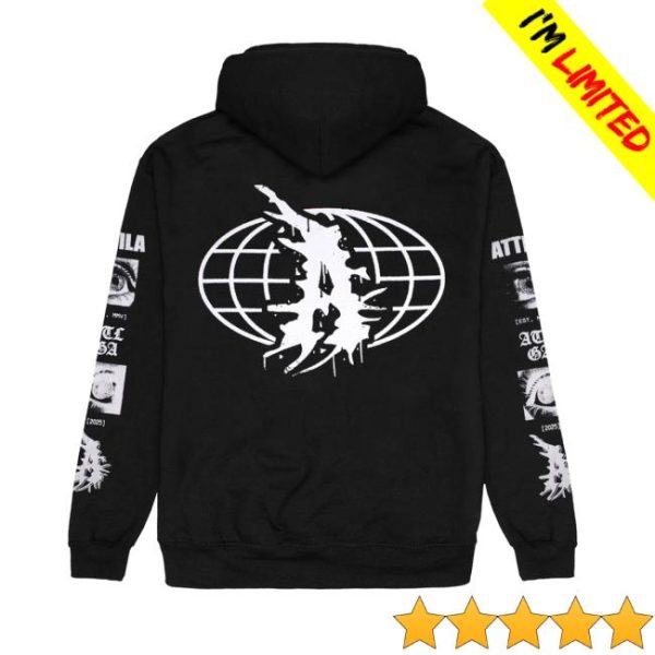 Impericon Merch Attila Globe Est Hoodie