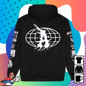 Impericon Store Merch Attila – Globe Est – Hoodie