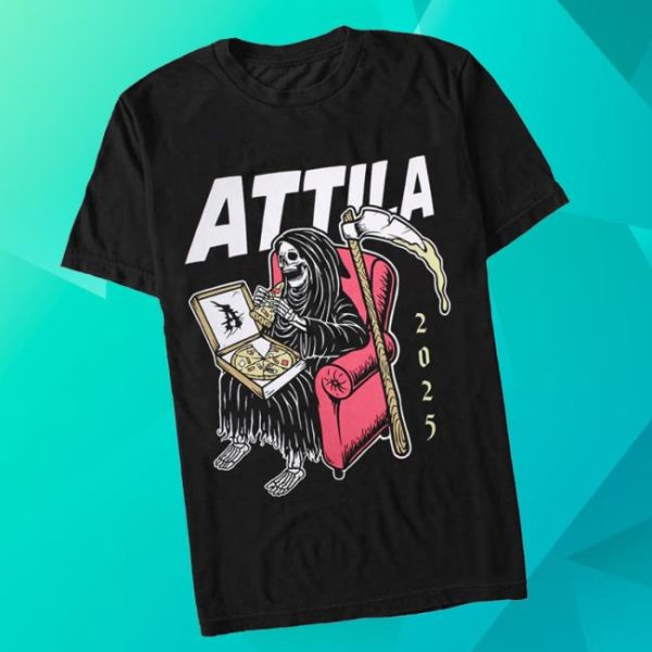 Impericon Store Merch Attila – Pizza – T-Shirt