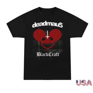 Blackcraftcult Merch Store Deadmau5 X Blackcraft Blood Mau5 T-Shirt