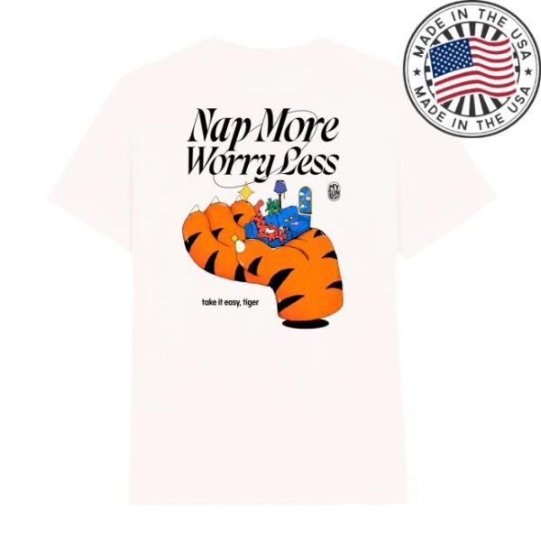 Wituka Store Merch Nap More Worry Less Shirt