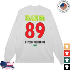 Obey Clothing Store Merch Mega Global Mania Pigment Ls T-Shirt