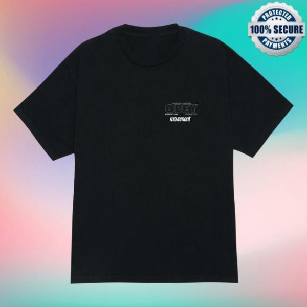 Obey Clothing Store Merch Persistent Movement Pigment T-Shirt