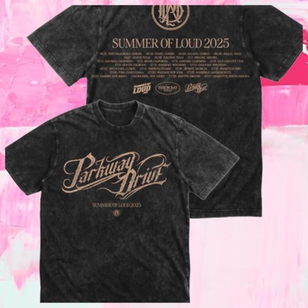 Flagship Apparel Store Merch Parkway Drive Summer Of Loud Tour T-Shirt