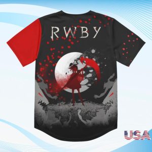 Viz Store Merch Rwby Ruby Rose Baseball Jersey