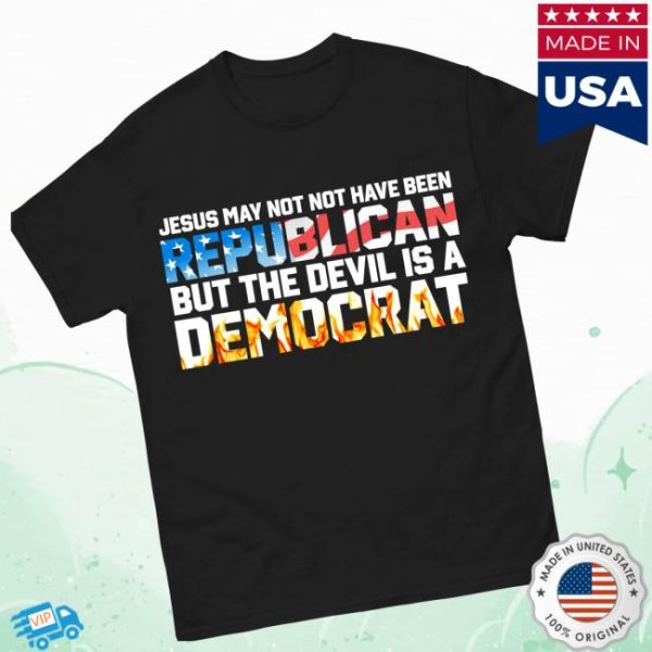 Hangovergang Official Store Merch Jesus May Not Have Been A Republican T-Shirt