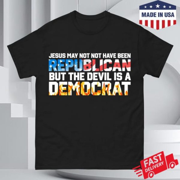 Hangovergang Official Store Merch Jesus May Not Have Been A Republican T-Shirt