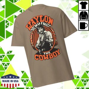 Waylonshop Store Merch The Cowboy Waylon Jennings Unisex Tee