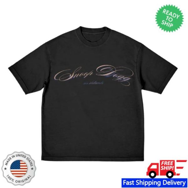 Snoop Dogg Store Merch Snoop Script Black Tee