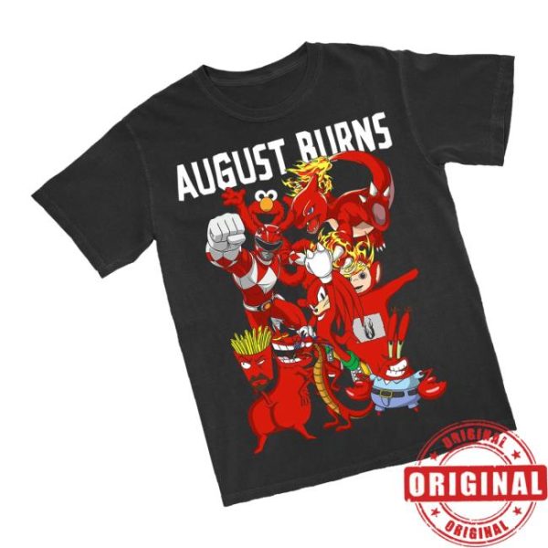 August Burns Red Tour Merch Store Shop Red Characters T-Shirt