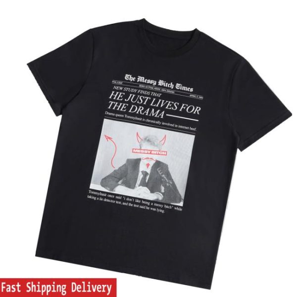Tommyinnit Merch Store Shop Messy B Times T-Shirt