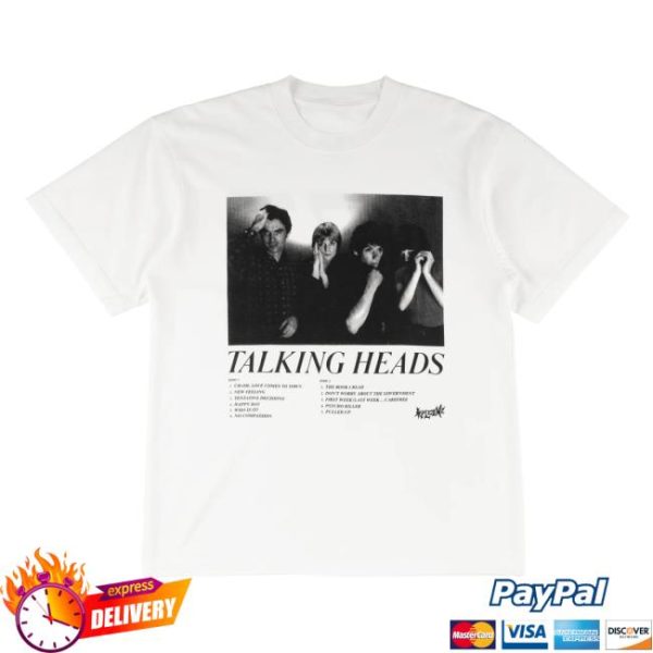 Welcome Skateboards Merch Store Talking Heads X Welcome Track List Tee