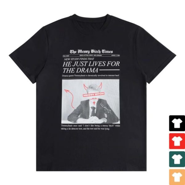 Tommyinnit Store Merch Messy B Times T-Shirt