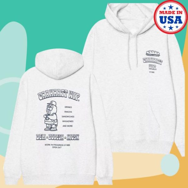 Carhartt Store Merch Hooded Sandwich Sweatshirt
