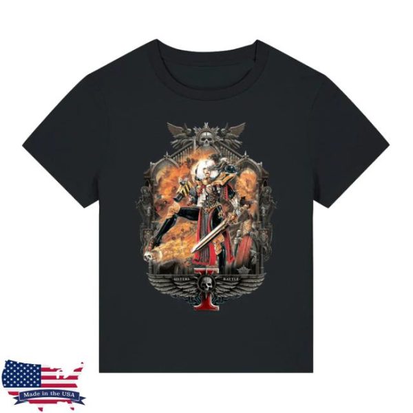 Warhammer Store Merch Canoness Veridyan Black Fitted T Shirt