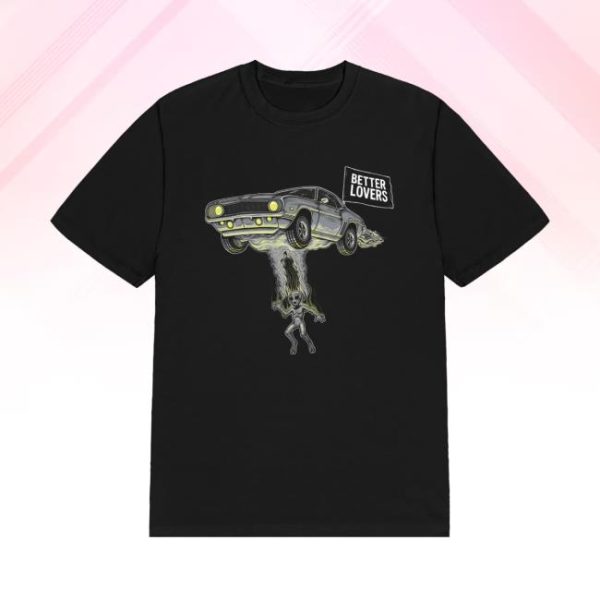 Better Lovers Band Store Merch Alien Car Tee
