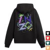 kenny Inzo Merch Store Cosmic Typography Hoodie Blacka