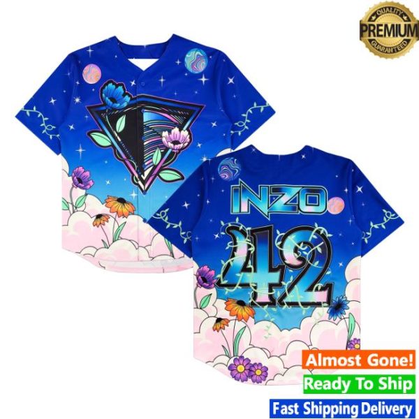 Inzo Merch Store Galactic Garden Baseball Jersey