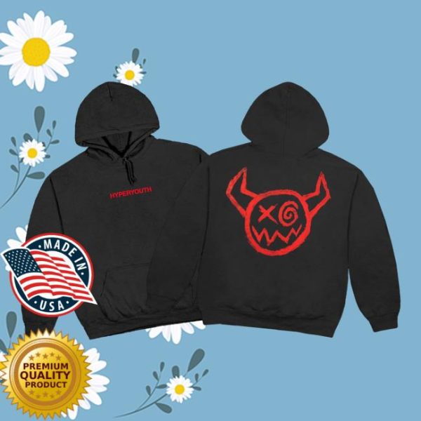 Joey Valence Brae Store Merch Hyperyouth Black Pullover Hoodie