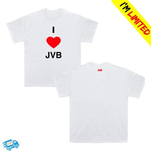 Joey Valence Brae Store Merch I Love Jvb White Tee