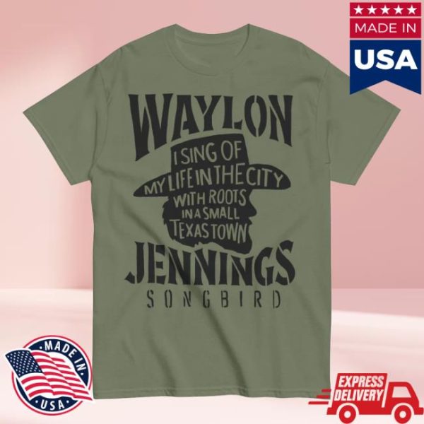 Waylon Shop Store Merch Cowboy Classic Waylon Jennings Tee