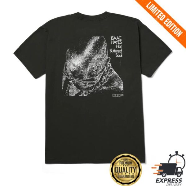 Hufworldwide Store Merch Huf X Isaac Hayes Hot Buttered Heavyweight T-Shirt