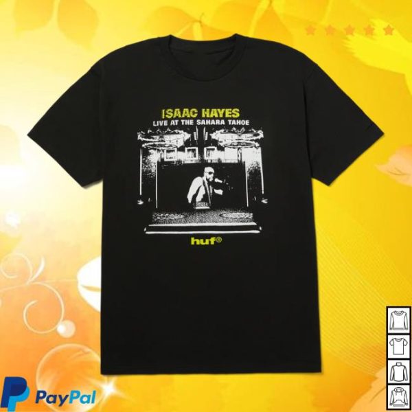 Hufworldwide Store Merch Huf X Isaac Hayes Tahoe Heavyweight T-Shirt