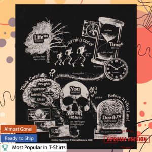 Another Department Store Merch Out Of Time Black T-Shirt