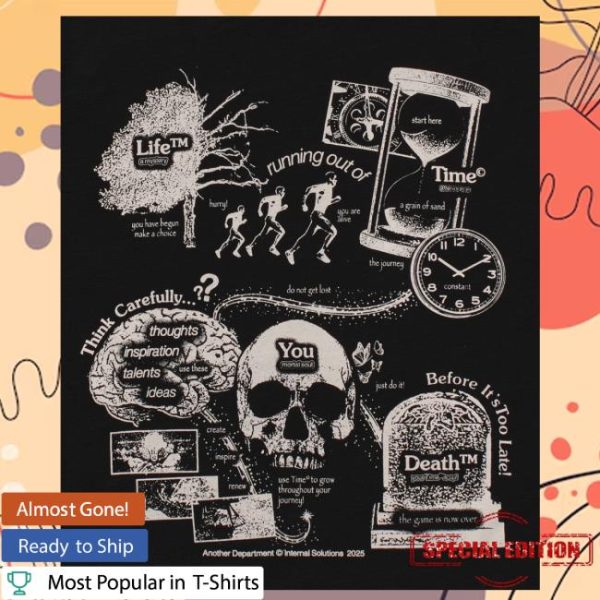 Another Department Store Merch Out Of Time Black T-Shirt