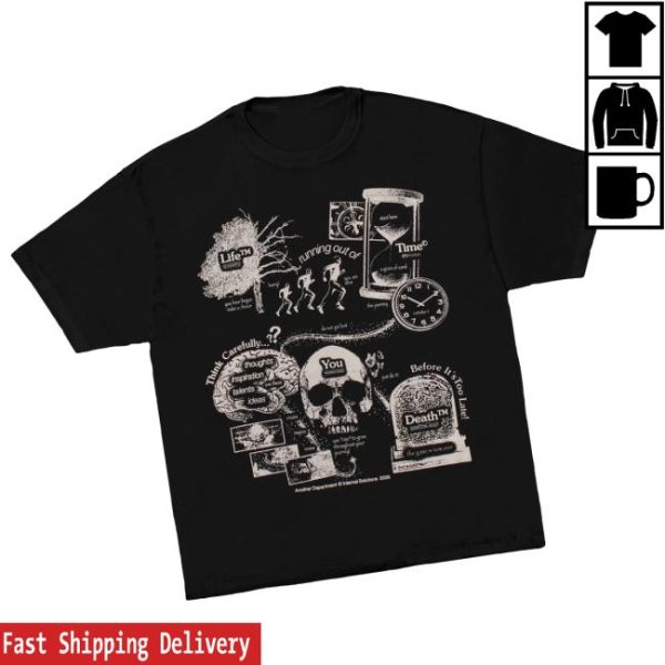 Another Department Store Merch Out Of Time Black T-Shirt