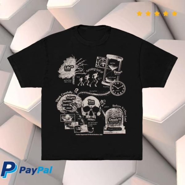 Another Department Store Merch Out Of Time Black T-Shirt