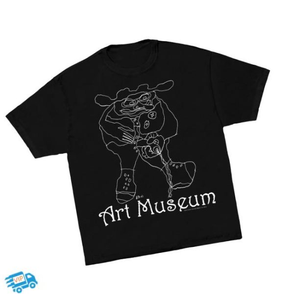 Another Department Store Merch Art Museum Black T-Shirt