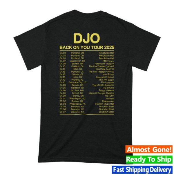 Djomusic Store Merch The Crux 2025 N.A Tour T-Shirt