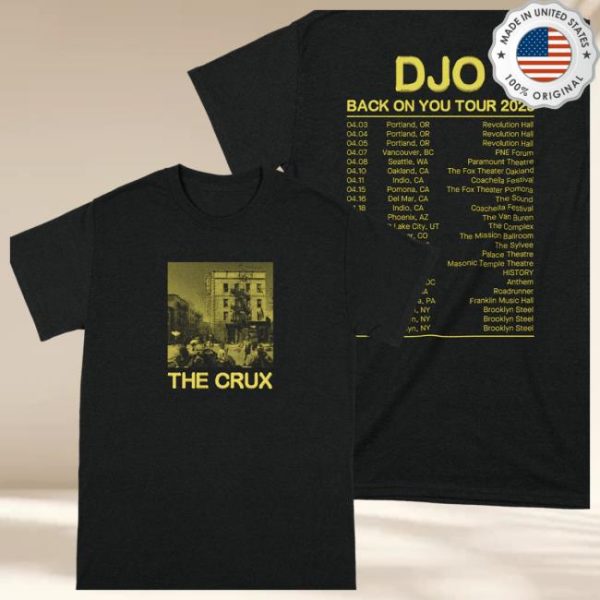 Djomusic Store Merch The Crux 2025 N.A Tour T-Shirt